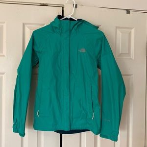 Teal Northface shell